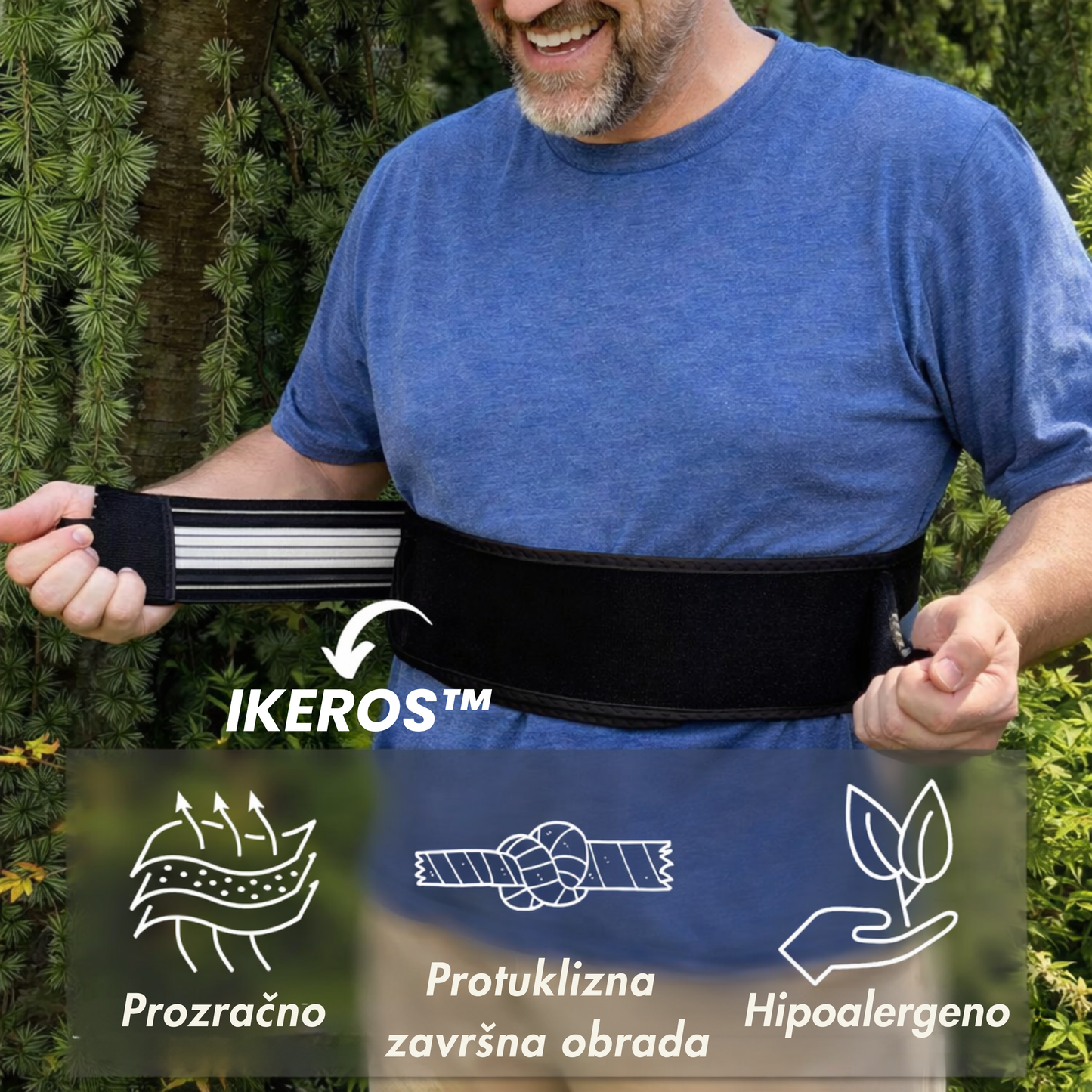 Ortopedski pojas IKEROS™ Patite li od išijasa ili bolova u leđima?